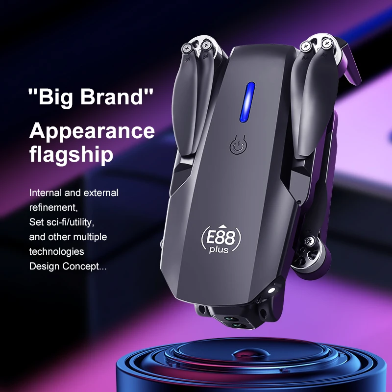 New E88 Plus Quadcopter Drone: - огляд і ціна Drone Camera 4K